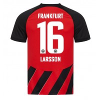 Eintracht Frankfurt Hugo Larsson #16 Hjemmebanetrøje 2023-24 Kortærmet